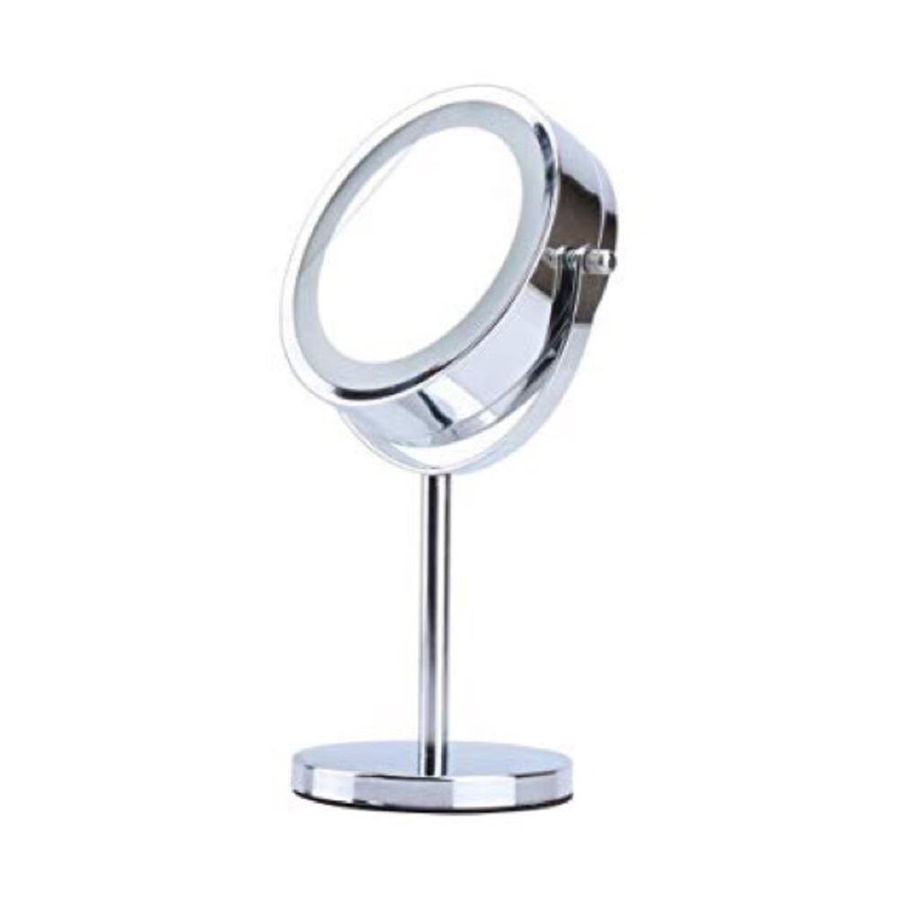 Small mirror with lights